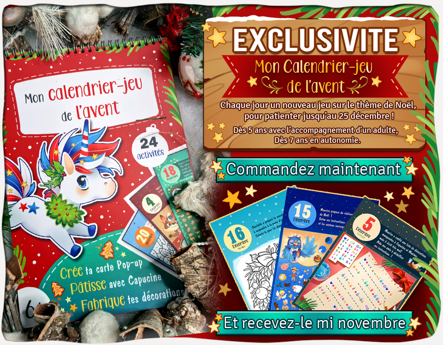 Calendrier jeu de l'avent